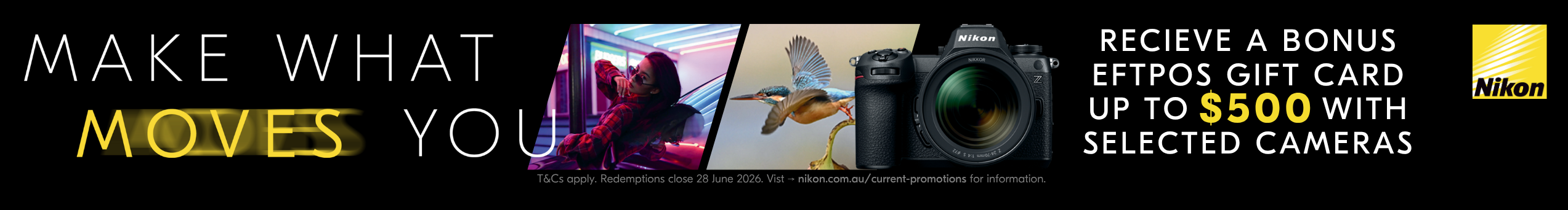 Nikon Bonus EFTPOS Card May 2026